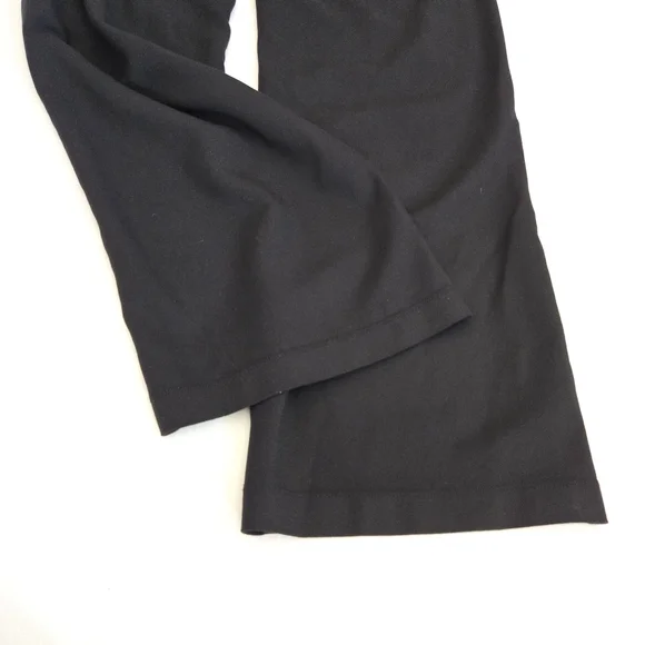 Paskho Namaste Black Travel Pants Wide Leg Elastic Waist XL - Picture 7 of 12